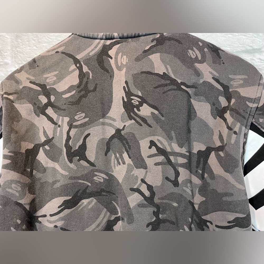 AAPE by A Bathing Ape Size Large Camouflage Varsity Snap Button Jacket - Picture 12 of 16